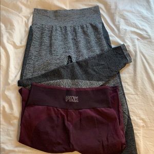 VS Pink Seamless Leggings